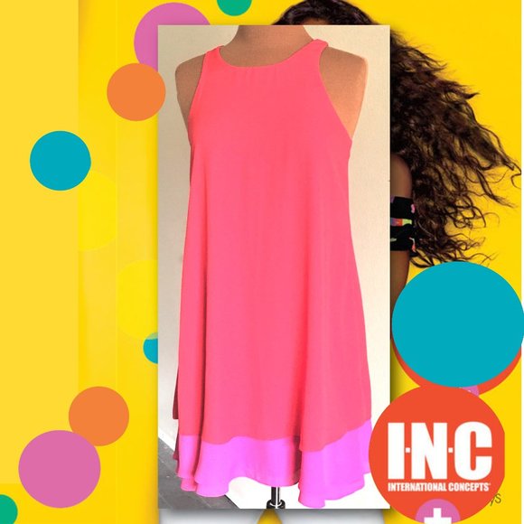 INC International Concepts Dresses & Skirts - I.N.C. Sleeveless Red/Pink Dress  |  Size 8